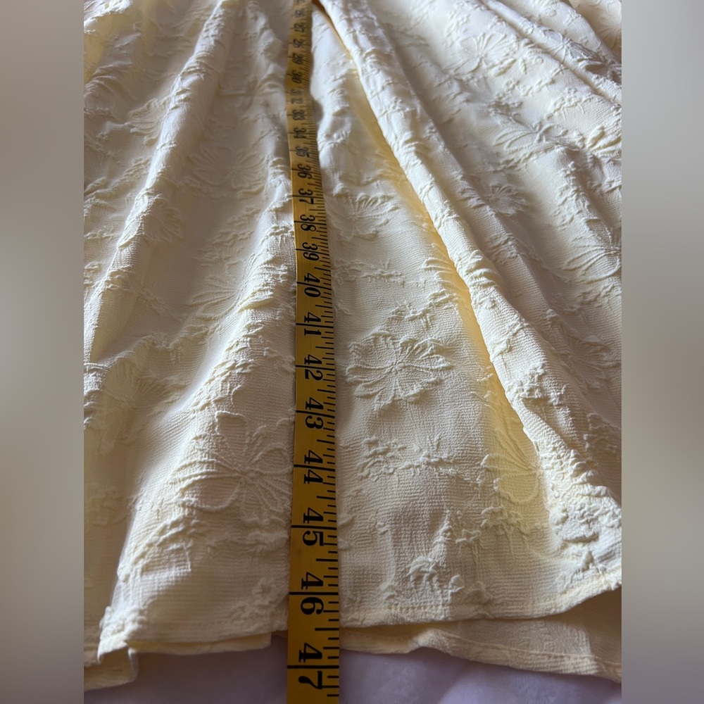 Yellow Ruffle Sleeve Dress 2x by Hayden - Picture 4 of 16